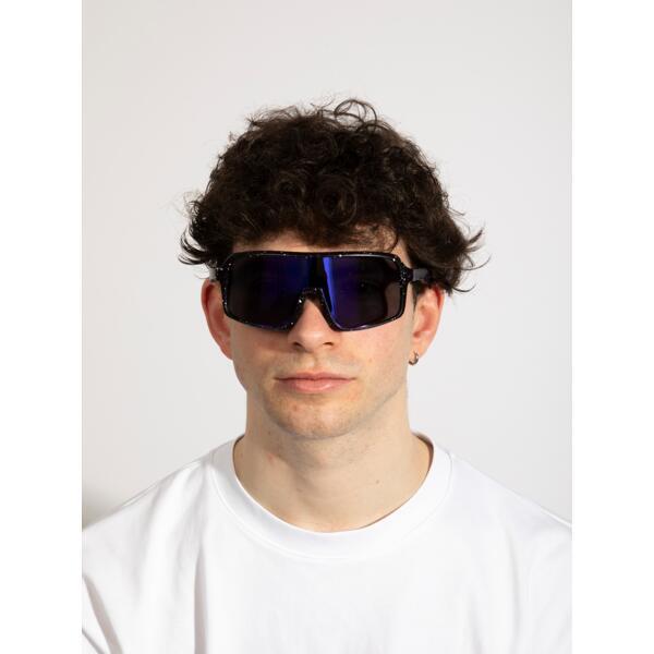 SVNX polarised sunglasses black speckle frame UV400 protection - British product