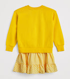 Ralph Lauren kids cotton stripe polo pony dress 2-7 years, imported from the UK