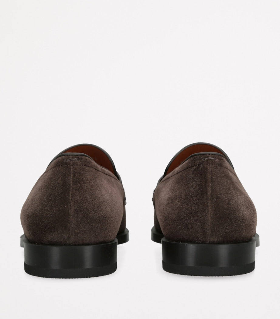 Zegna suede L'Asola loafers (British brand)