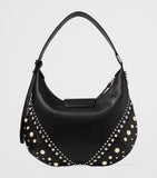 Jimmy Choo Small Bar Studded Leather Shoulder Bag (British brand)