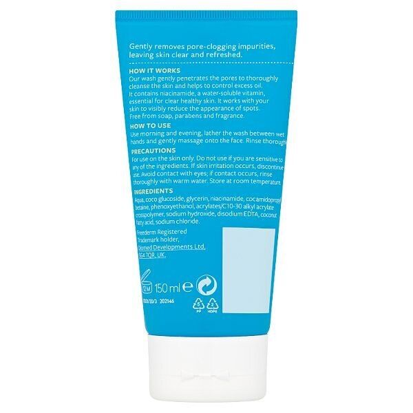 Freederm Sensitive Facial Wash 150ml GOODS Superdrug   