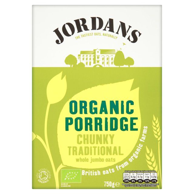 Jordans Organic Jumbo Porridge Oats Breakfast Cereal   750g