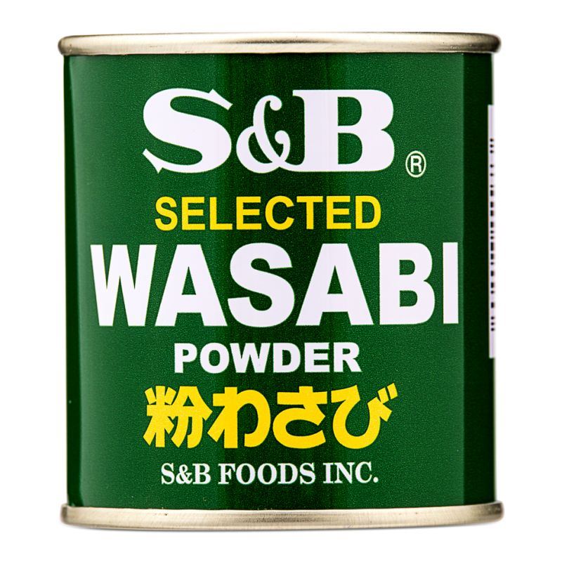 S&B Selected wasabi powder for authentic Japanese condiments, UK version