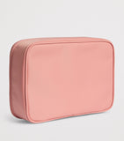 Harrods clear cosmetic bag with gold zip, UK version