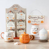 Something Different Pumpkin Spice hanging sign 20cm - British product