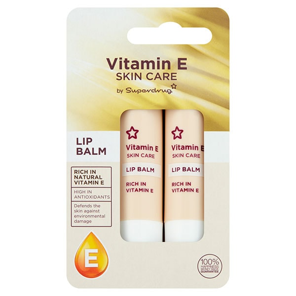 Vitamin E Lip Balm Duo Pack 2x 4.8g