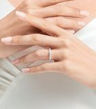 Graff white gold diamond eternity ring (British brand)