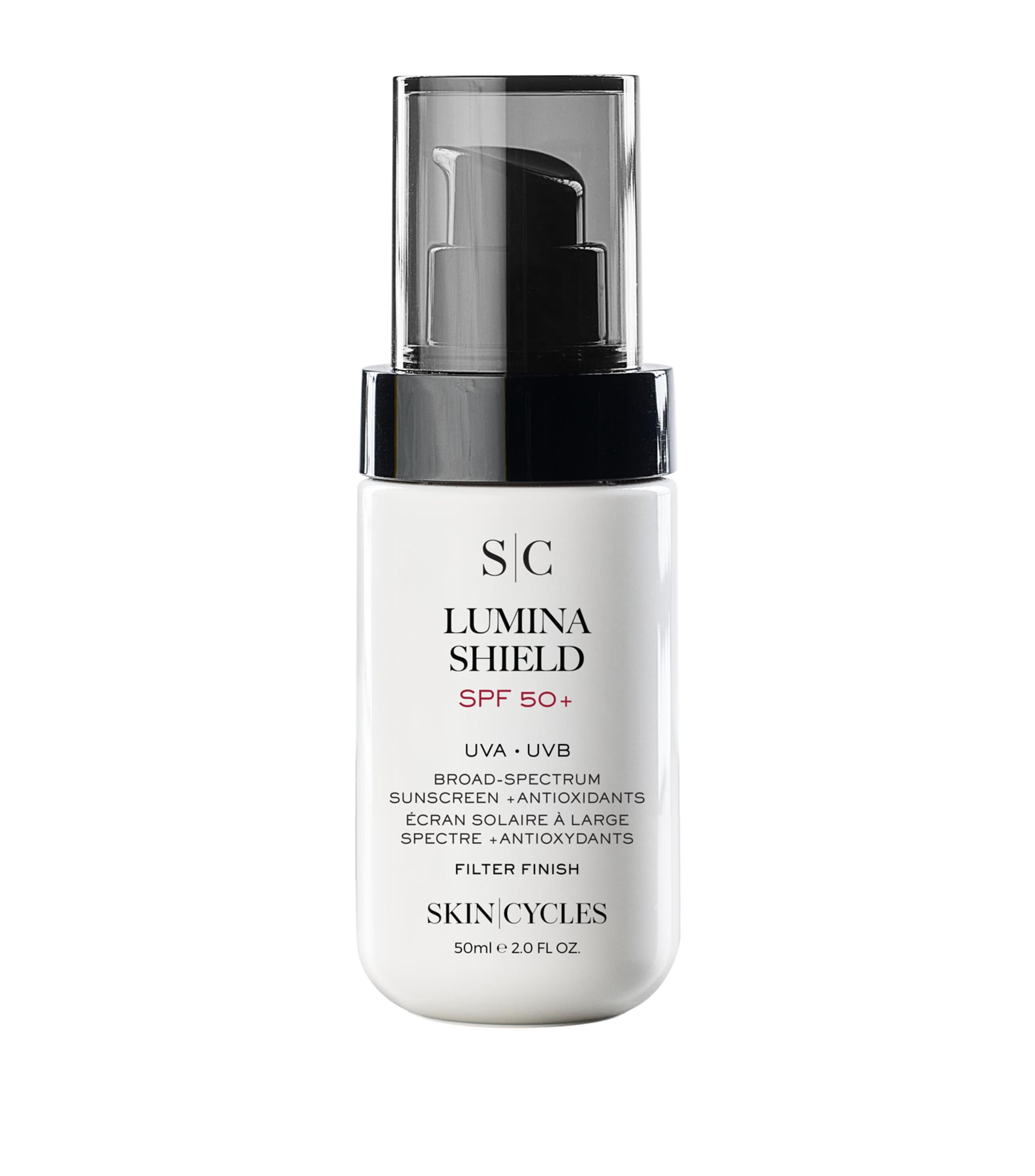 SKIN - CYCLES Lumina Shield SPF 50+ sunscreen 50ml (British brand)
