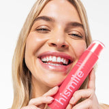 Hismile strawberry flavoured toothpaste tube for oral care, UK version