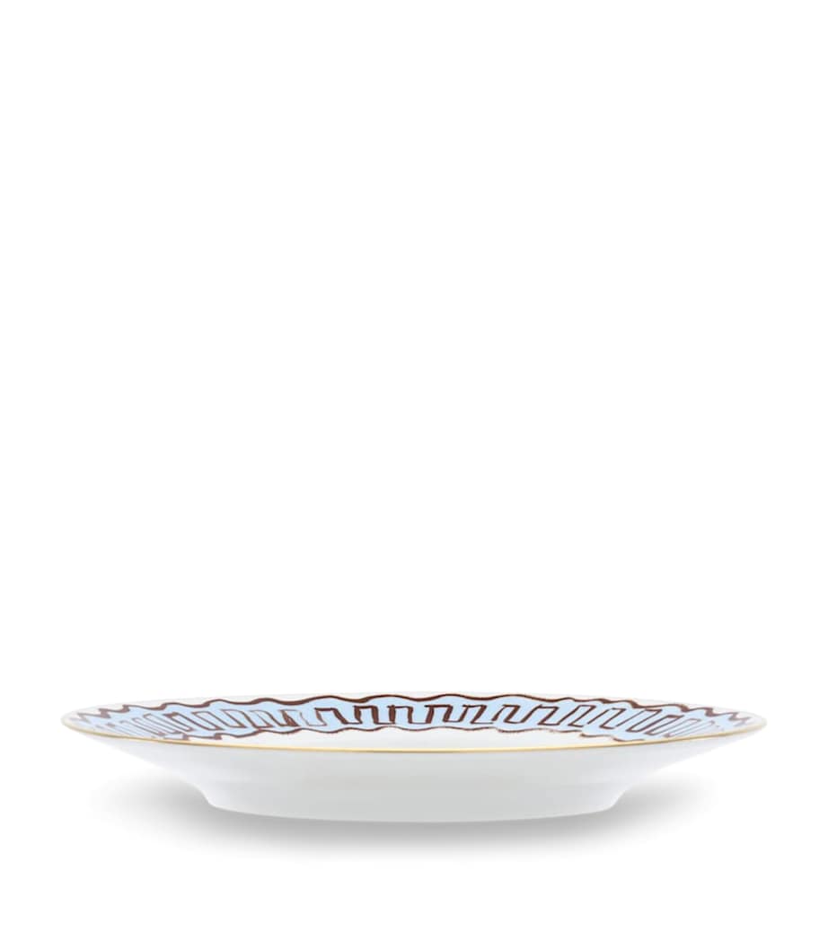 GINORI 1735 porcelain dessert plate with gold threading 22cm, UK version