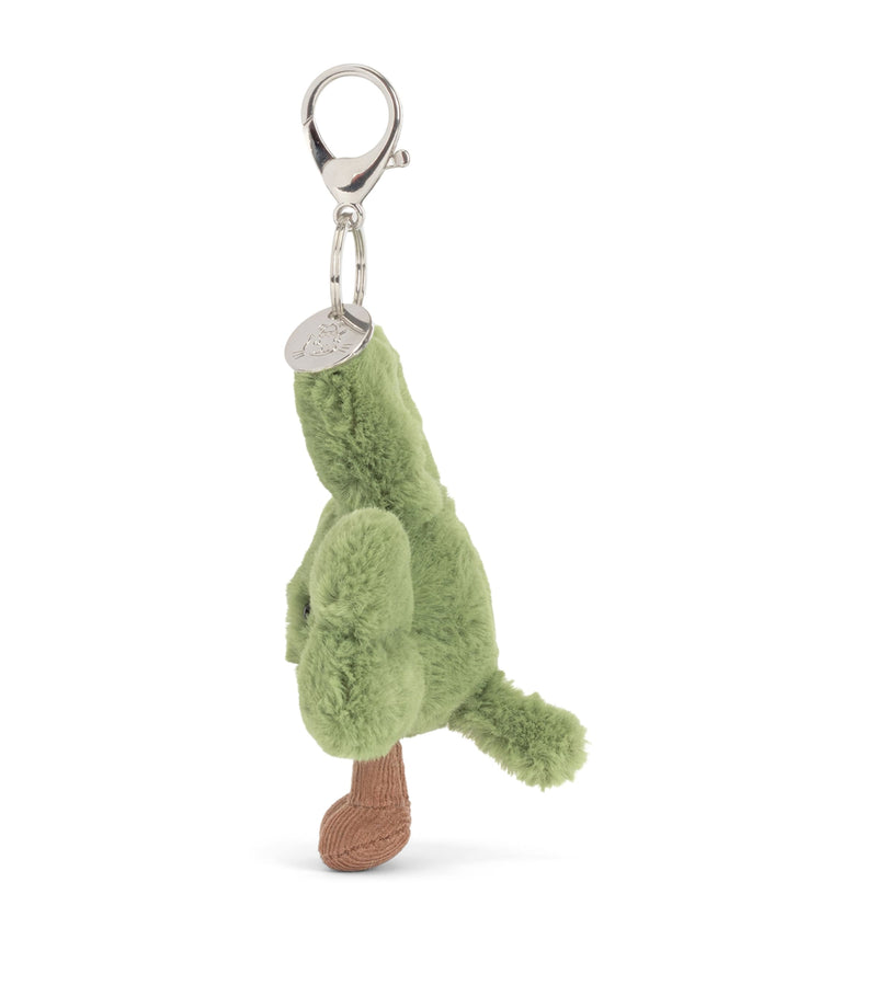 Jellycat shamrock bag charm with ultra-plush material and corduroy boots, UK version