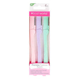 Brushworks  Pastel Eyebrow Razors (Pack of 3) GOODS Superdrug   