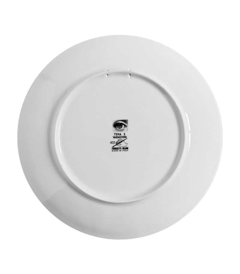 Fornasetti Tema e Variazioni No. 403 wall plate 26cm - British product