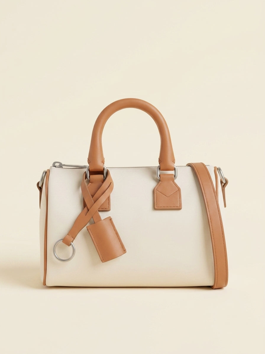 Burberry mini check bowling cross-body bag - British product