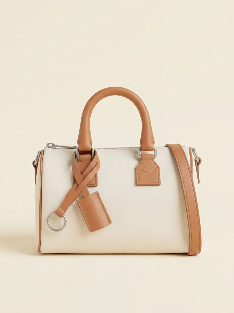 Burberry mini check bowling cross-body bag - British product