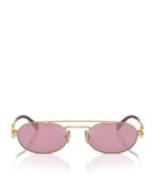 Miu Miu metal oval sunglasses - British product