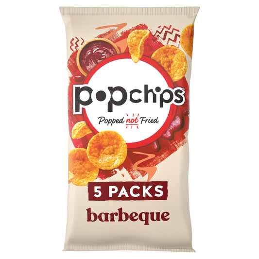 Popchips Barbeque Multipack Crisps 5pk GOODS Sainsburys   