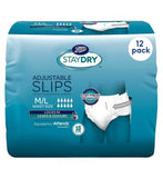 Boots Staydry Slip Medium/Large - 120 Pairs (12 Pack Bundle) GOODS Boots   