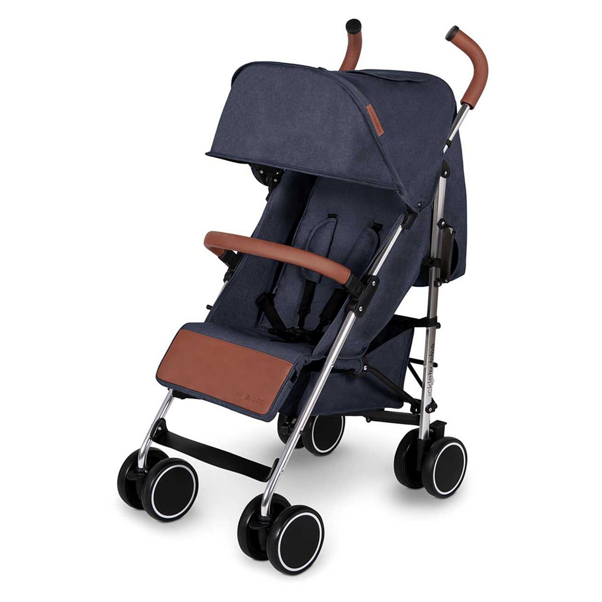 Ickle Bubba Discovery pushchair silver colour and denim blue GOODS Boots   