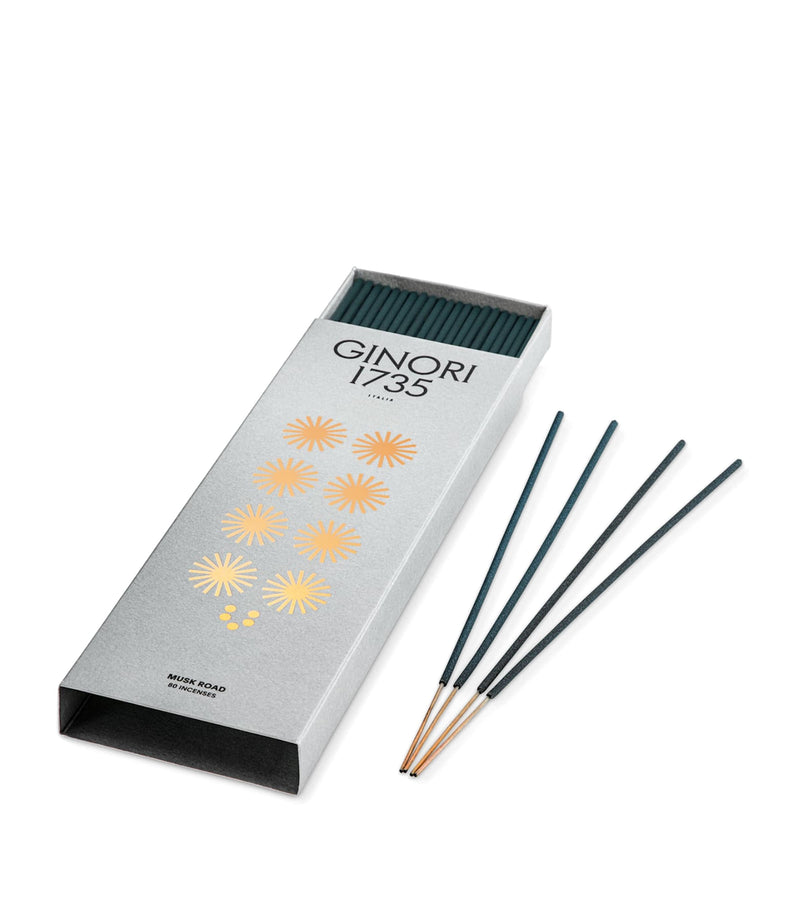 GINORI 1735 Musk Road incense sticks 80 sticks, UK version