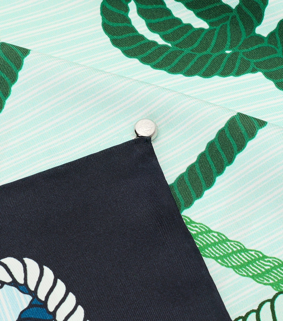 LOEWE silk twill scarf 90cm x 90cm, UK version