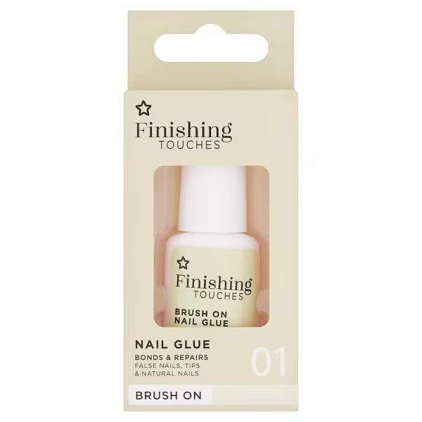 Superdrug Finishing Touches nail glue pink (British brand)