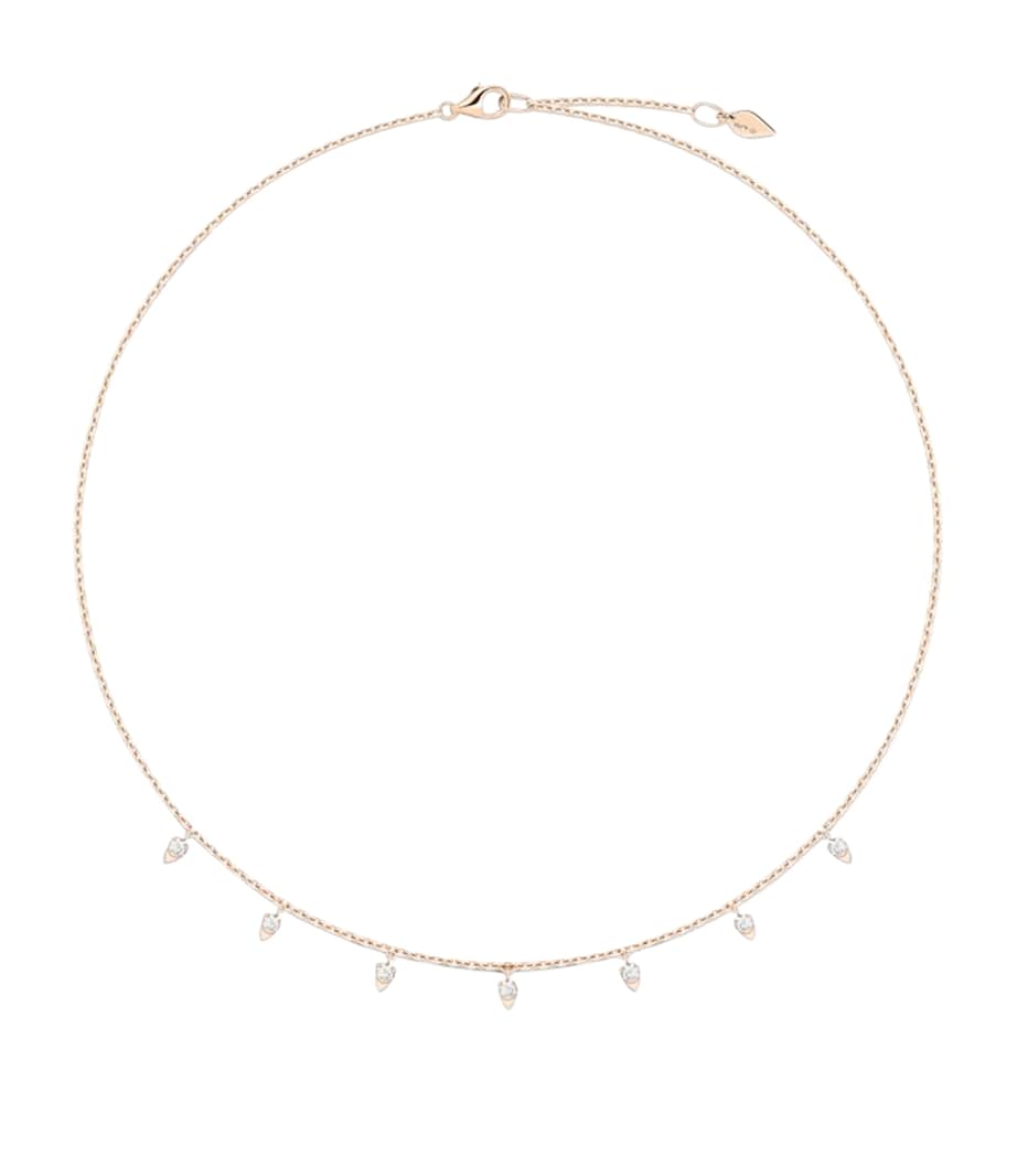 Piaget rose gold diamond choker necklace, UK version
