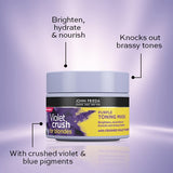 John Frieda Violet Crush Purple Toning Masque 250Ml GOODS Superdrug   