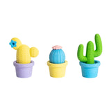 Sainsbury's Home Cactus Erasers Set of 3 GOODS Sainsburys   