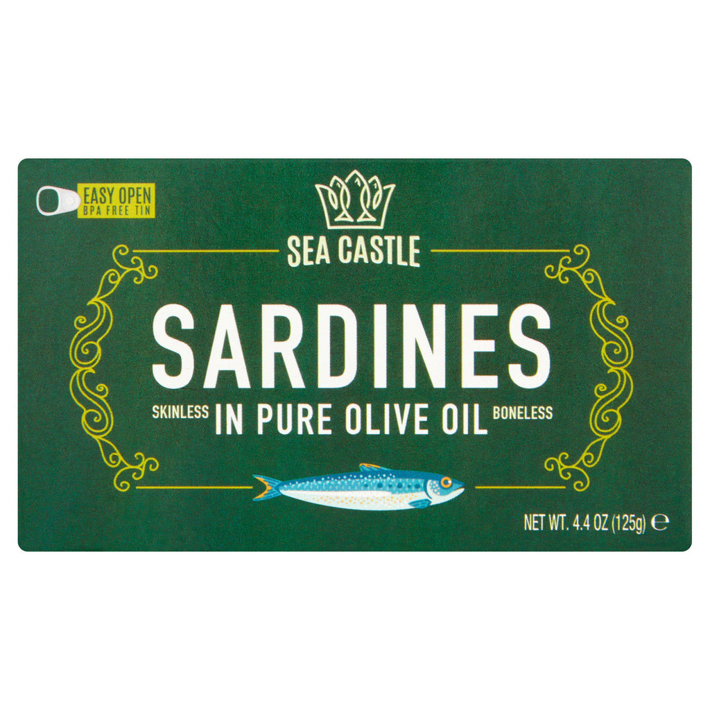 Sea Castle Sardines in Pure Olive Oil 125g