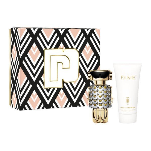 Paco Rabanne Fame gift set EDP 50ml body lotion 75ml, imported from the UK