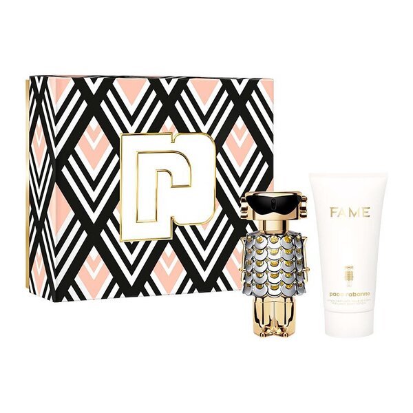 Paco Rabanne Fame gift set EDP 50ml body lotion 75ml, imported from the UK
