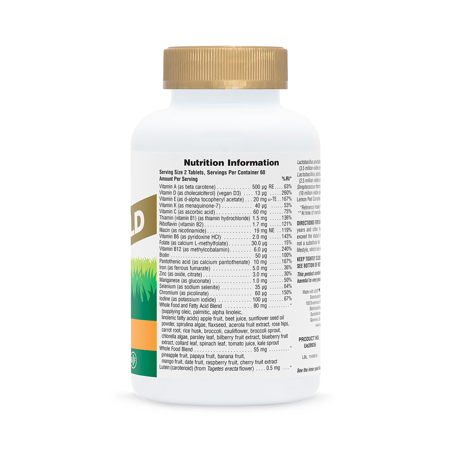 NaturesPlus Animal Parade multivitamin orange 120 chewables (British brand)