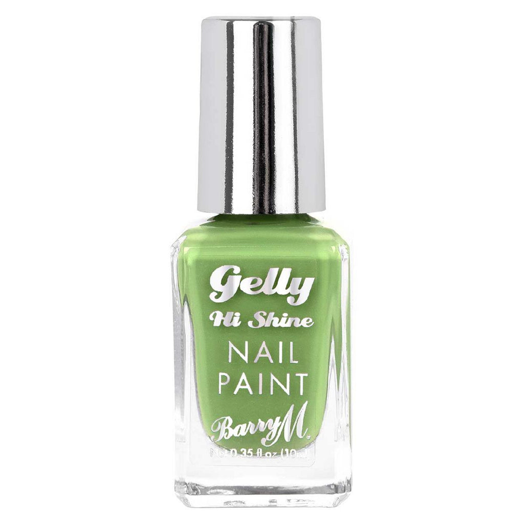 Barry M Gelly Hi Shine Nail Paint Pear 10ml