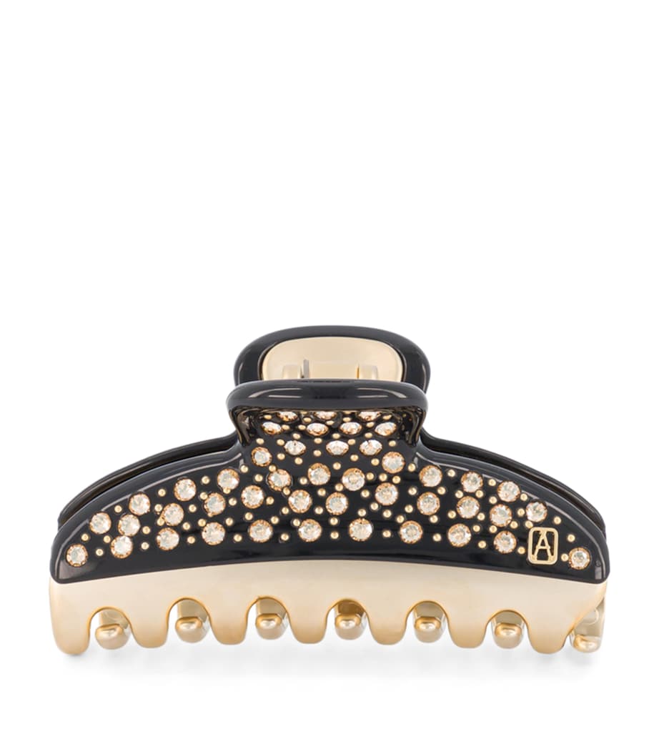 Alexandre de Paris gold-plated claw hair clip 7.5cm (British brand)