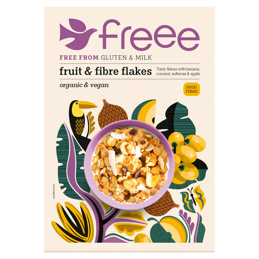 FREEE Gluten Free Organic Fruit & Fibre Flakes 375g