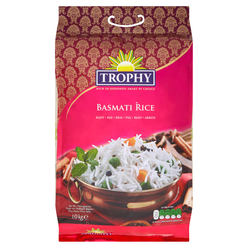 Trophy Basmati Rice 10kg GOODS ASDA   