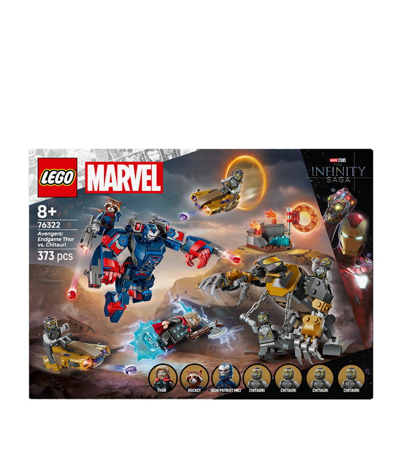 Lego Marvel Avengers Thor vs Chitauri building set 76322, UK version