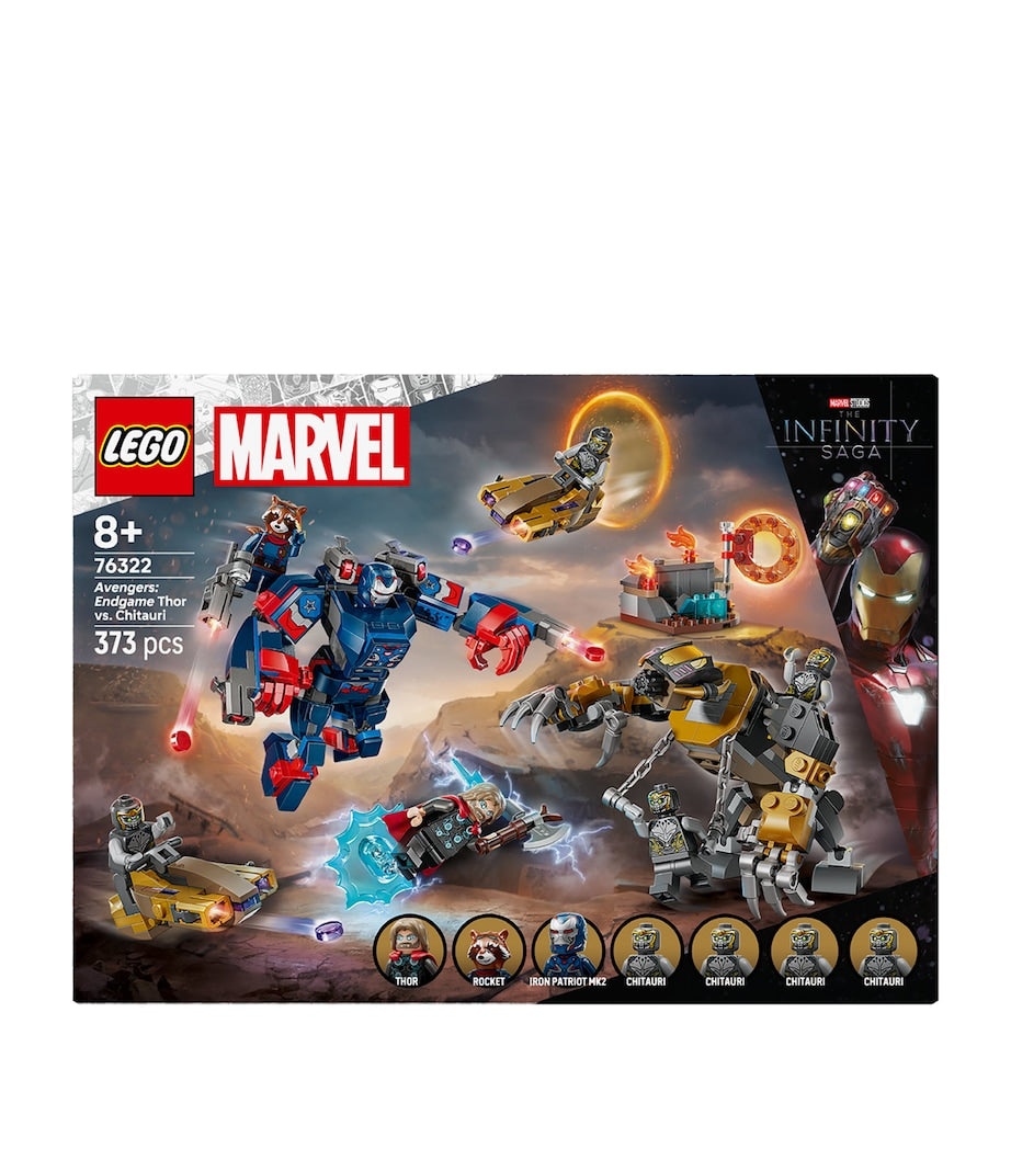 Lego Marvel Avengers Thor vs Chitauri building set 76322, UK version