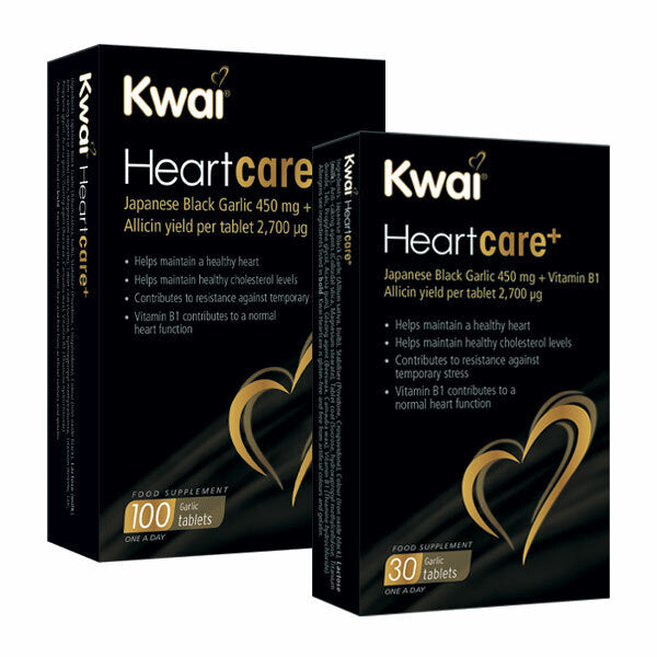 Kwai Heartcare+ Japanese Black Garlic Vitamin B1 30 Tablets