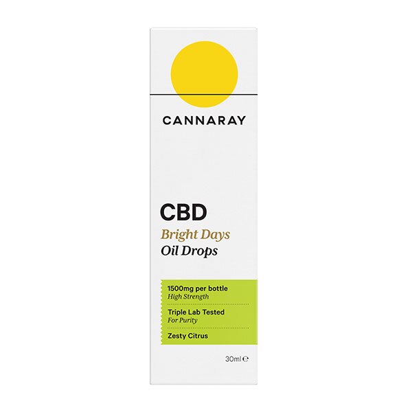 Cannaray Cbd Bright Days Oil Drops 1500Mg 30Ml GOODS Superdrug   