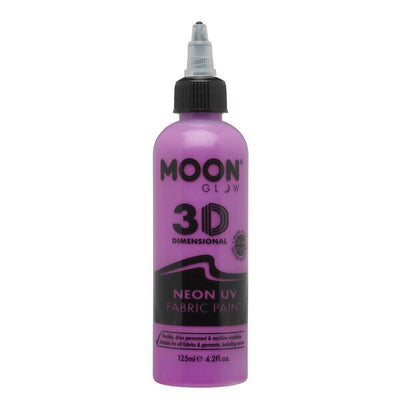 Moon Glow Neon UV Stoffmaling Intens Lilla 125ml