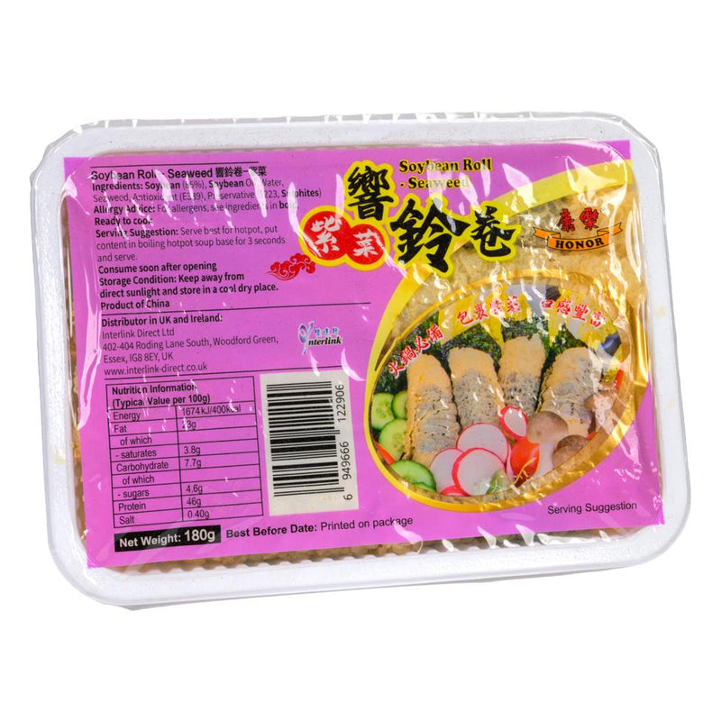 Honor seaweed soybean roll snack, imported from the UK