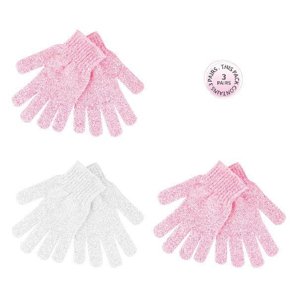 Brushworks Exfoliating Gloves - 3 Pack GOODS Superdrug   