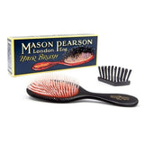Mason Pearson Handy Nylon hairbrush Black - British product