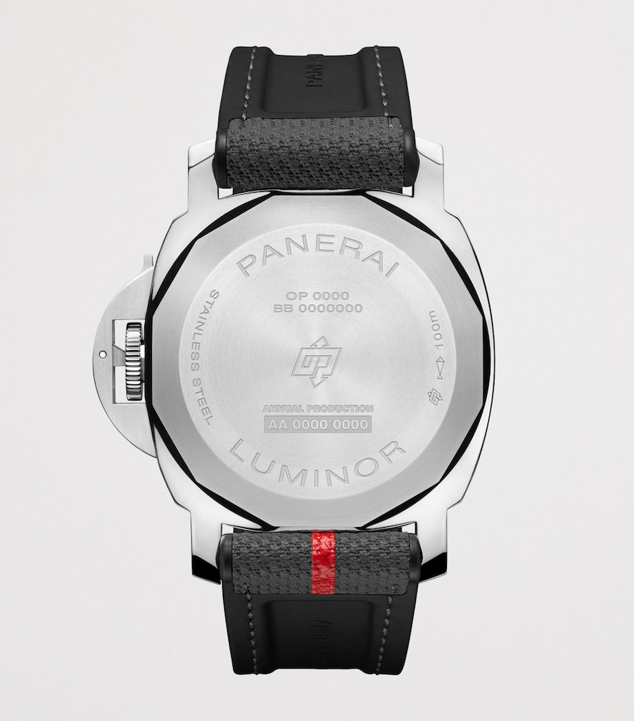 Panerai Luminor Luna Rossa watch 44mm stainless steel, UK version