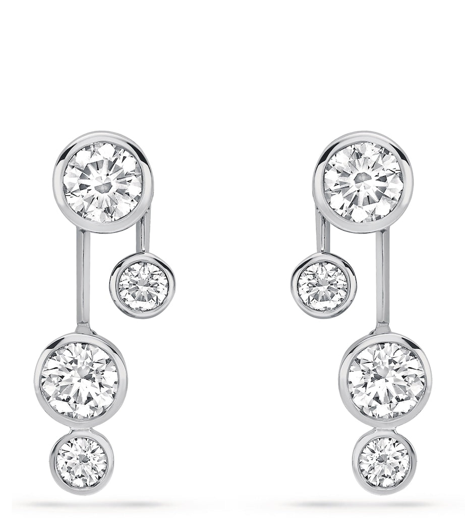 Boodles Raindance diamond earrings platinum (British brand)