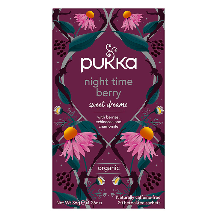 Pukka Organic Night Time Berry 20 Tea Bags GOODS Holland&Barrett   