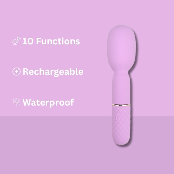 Nauti Petites wand vibrator 10 speed - British product