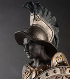 Lladró porcelain gladiator sculpture H73cm, imported from the UK